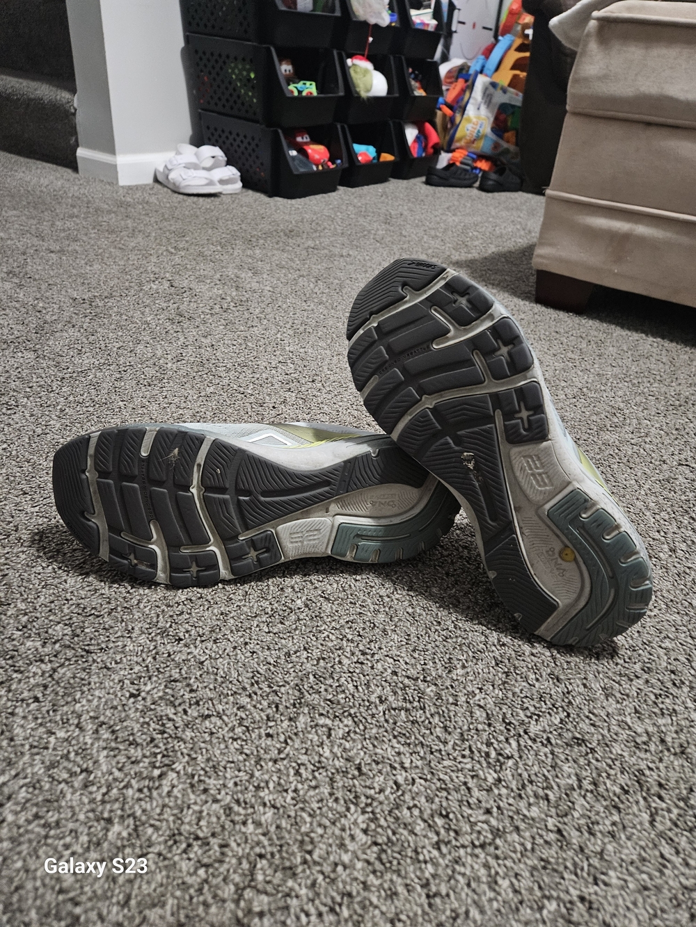 Brooks Adrenaline GTS 23 Gray Lime Running Shoes Men’s Size 13 Athletic Sneakers - Picture 7 of 7